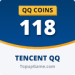 118 QQ Coins